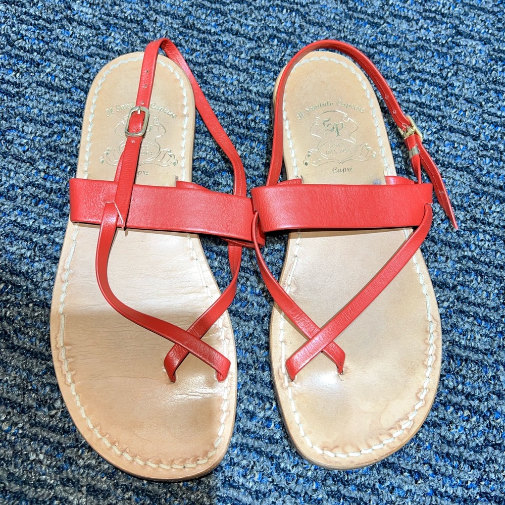 Handmade Sandals from Capri Italy
